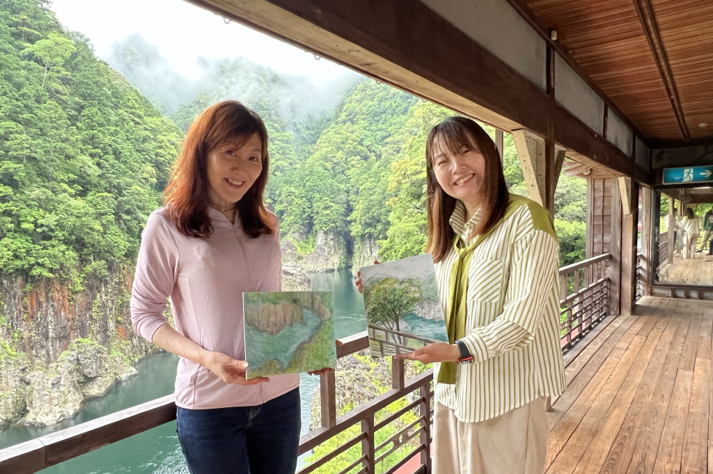 熊野の旅を描こう vol.3 涼風の清流・瀞峡 - Kii Tourism